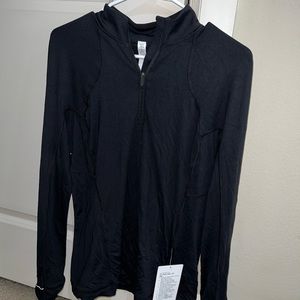 Lululemon quarter zip black size 10 NWT